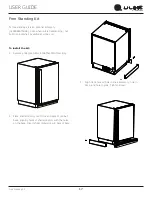 Preview for 17 page of U-Line UHRE124BS01A User Manual & Service Manual