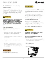 Preview for 6 page of U-Line UHRI124BS01A Quick Start Manual