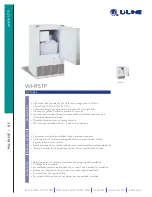 Preview for 1 page of U-Line WH95TP Features And Specifications