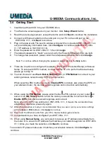 Preview for 8 page of U-Media WST-385L User Manual