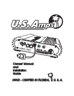 U.S. Amps Amp Owner'S Manual And Installation Manual preview