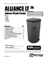 U.S. Boiler Company ALLIANCE LT AL30LT Installation, Operating And Service Instructions preview