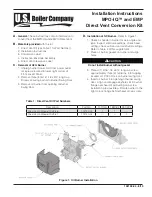 Preview for 1 page of U.S. Boiler Company FDVS-56 Installation Instructions