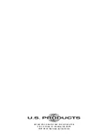 Preview for 16 page of U.S. Products 56380568 Information & Operating Instructions