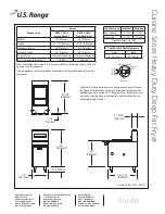 Preview for 2 page of U.S. Range C836-1-1414 Specifications