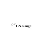 Preview for 16 page of U.S. Range U36-6S Installation And Operating Instructions Manual