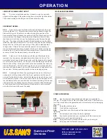 Preview for 10 page of U.S.SAWS MC-45 Operating Manual