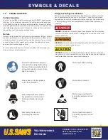 Preview for 3 page of U.S.SAWS Valve Exerciser Operating Manual