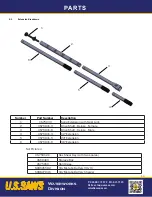 Preview for 13 page of U.S.SAWS Valve Exerciser Operating Manual