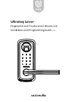 Preview for 1 page of U-tec Ultraloq Lever Installation And Programming Manual