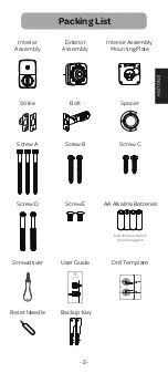 Preview for 3 page of U-tec Ultraloq U-Bolt Pro Z-Wave Installation And User Manual