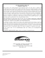 Preview for 32 page of UAS SMOGHOG SHM-05C Owner'S Manual