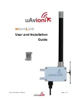 uAvionix microLink User And Installation Manual preview