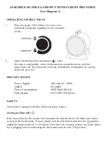 Preview for 4 page of Uberhaus 63545003 Important Instructions Manual