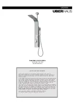 Uberhaus SHOWER COLUMN 14925000 Installation Instructions Manual preview