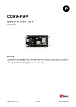 Ublox C099-F9P User Manual preview