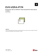 Ublox EVK-VERA-P174 User Manual preview