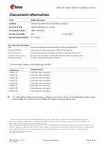 Preview for 2 page of Ublox NINA-W1 Series System Integration Manual