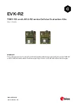 Preview for 1 page of Ublox TOBY-R2 Series User Manual