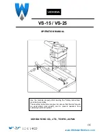 Preview for 1 page of UCHIDA VS-15 Operation Manual