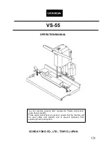 UCHIDA VS-55 Operation Manual preview