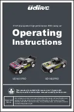 Preview for 1 page of udir/c UD1601PRO Operating Instructions Manual