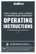 Preview for 1 page of udir/c UD1805 Operating Instructions Manual