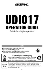 Preview for 1 page of udir/c UDI017 Operation Manual