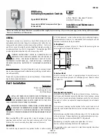 UE 800 Series Installation And Maintenance Instructions preview