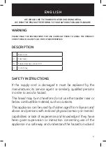 Preview for 11 page of UFESA TT7360 Instruction Manual