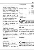 Preview for 33 page of Ugolini MINI GEL PLUS Operator'S Manual