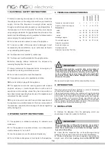 Preview for 2 page of Ugolini NG 10 Series Operator'S Manual