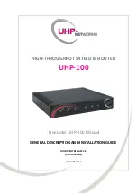 UHP NETWORKS Romantis UHP-100 General Description And Installation Manual preview
