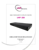Preview for 1 page of UHP NETWORKS UHP-200 Installation Manual