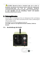 Preview for 9 page of ulsonix AIRCLEAN 15000-H20 User Manual