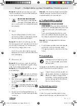 Preview for 19 page of ULTIMATE SPEED 91449 Operation And Safety Notes