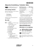 Preview for 13 page of ULTIMATE SPEED UMK 10 A1 Translation Of Original Operation Manual