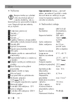 Preview for 105 page of ULTIMATE SPEED USKT 60 A2 Operation And Safety Notes