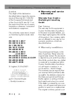 Preview for 20 page of ULTIMATE SPEED USKT 60 B2 Operation And Safety Notes