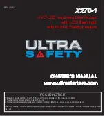 Ultra Auto Tech X270-1 Owner'S Manual preview