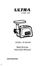 Preview for 1 page of ULTRA Comfy Life AZ-MG090 Instruction Manual