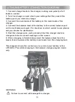 Preview for 13 page of Ultra Power 2X120W Instruction Manual