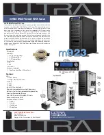 Ultra Products Mid-Tower ATX Case m923 Specifications preview