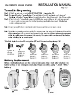 Preview for 21 page of Ultra Start 32 SERIES Install Manual