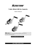 Preview for 1 page of Ultra-tow Ultra-Tow 52806 Owner'S Manual