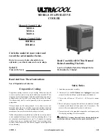 Preview for 1 page of UltraCOOL M201A Owner'S Manual