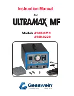 Ultramax MF 500-0219 Instruction Manual preview