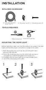 Preview for 2 page of UltraPro ESCAPE LED Rope Light User Manual