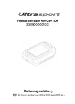 Preview for 1 page of Ultrasport NavCom 400 User Manual