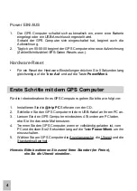 Preview for 6 page of Ultrasport NavCom 400 User Manual